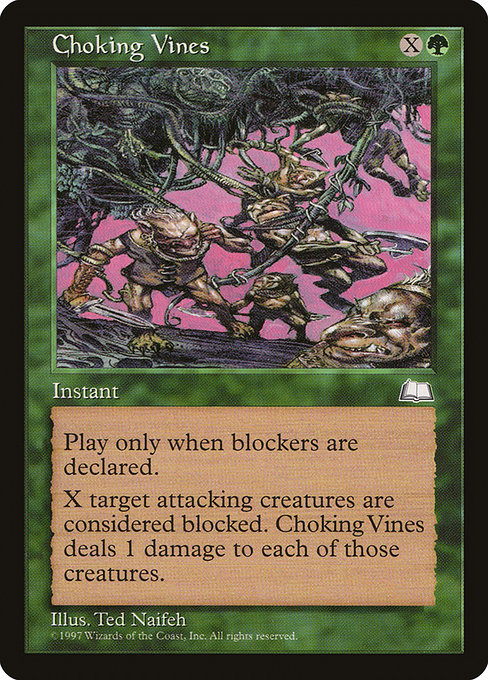 Choking Vines - Weatherlight Common Card