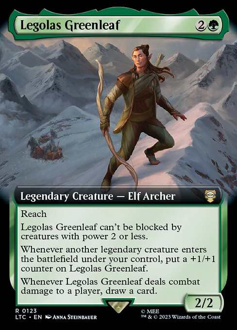 Legolas Greenleaf - Tales of Middle-earth Commander Rare Card