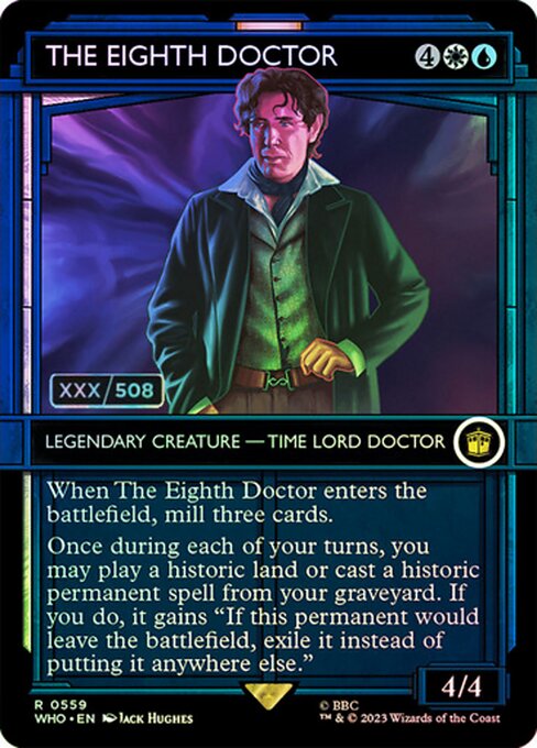 The Eighth Doctor - Doctor Who Rare Card
