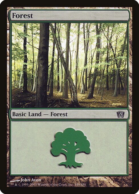 Forest - Eighth Edition Common Card