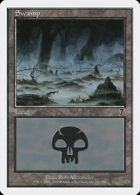 Swamp - Seventh Edition Common Card