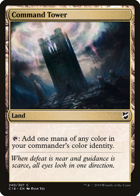 Command Tower - Commander 2018 Common Card