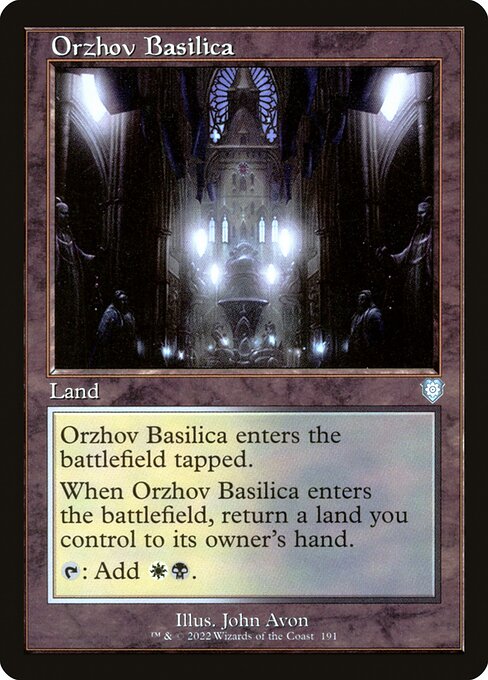 Orzhov Basilica - The Brothers' War Commander Uncommon Card