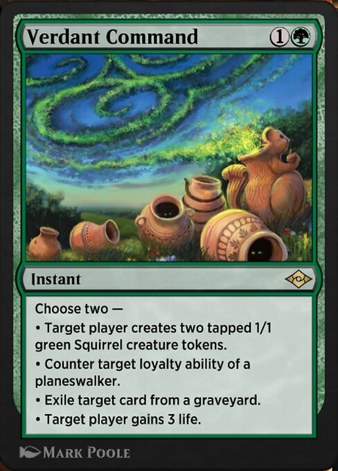 Verdant Command - Jumpstart: Historic Horizons Rare Card