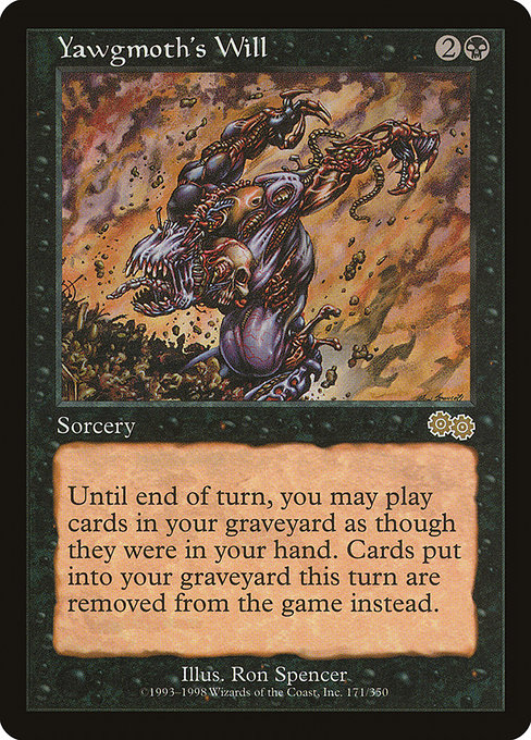 Yawgmoth's Will - Urza's Saga Rare Card