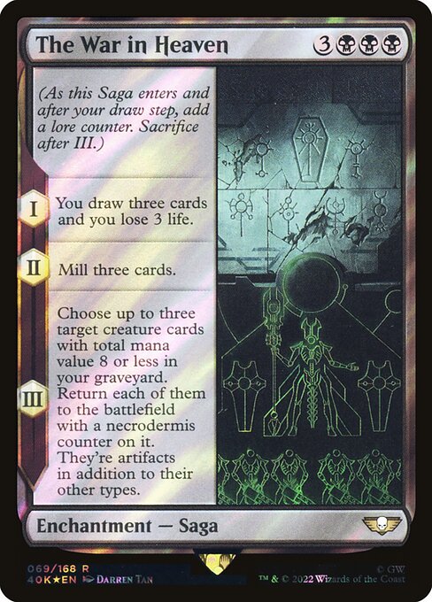 The War in Heaven - Warhammer 40,000 Commander Rare Card