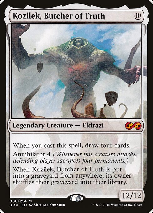 Kozilek, Butcher of Truth - Ultimate Masters Mythic Card