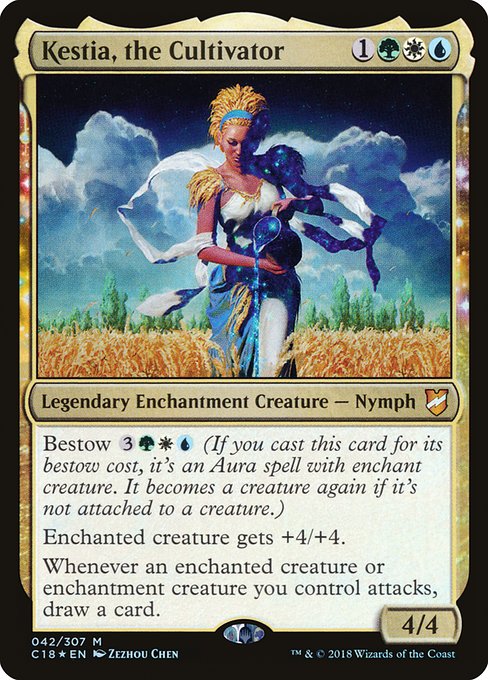 Kestia, the Cultivator - Commander 2018 Mythic Card