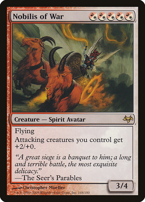 Nobilis of War - Eventide Rare Card