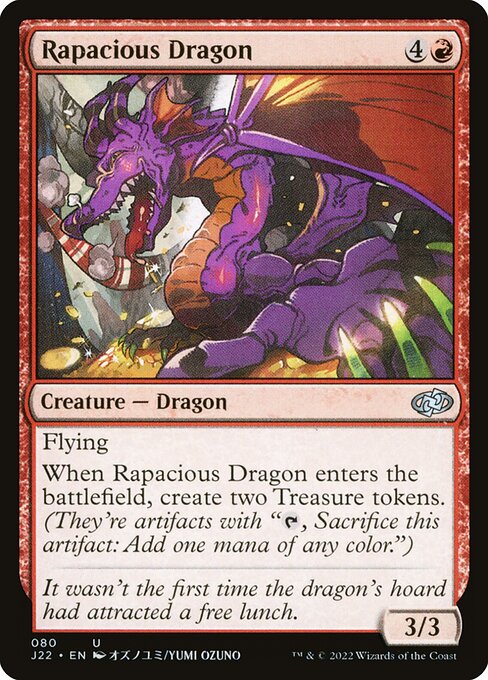 Rapacious Dragon - Jumpstart 2022 Uncommon Card
