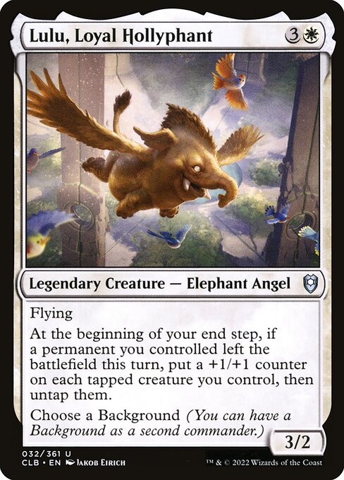 Lulu, Loyal Hollyphant - Commander Legends: Battle for Baldur's Gate Uncommon Card
