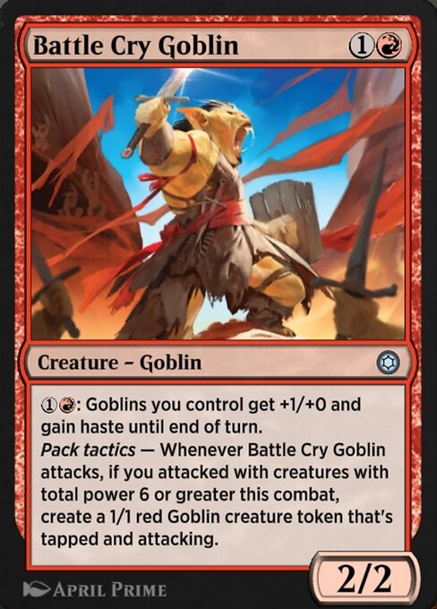 Battle Cry Goblin - Alchemy Horizons: Baldur's Gate Uncommon Card