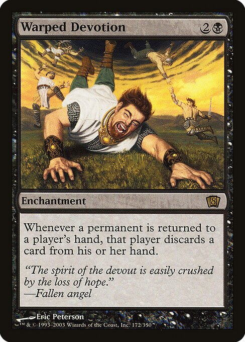 Warped Devotion - Eighth Edition Rare Card