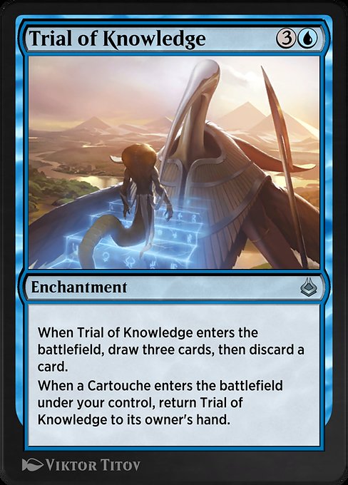 Trial of Knowledge - Amonkhet Remastered Uncommon Card