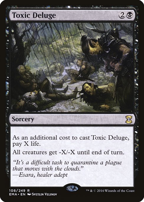 Toxic Deluge - Eternal Masters Rare Card