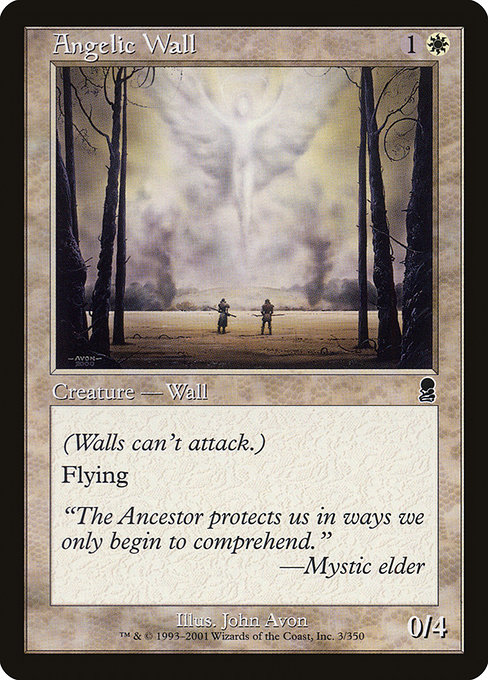 Angelic Wall - Odyssey Common Card