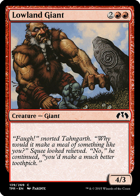 Lowland Giant - Tempest Remastered Common Card