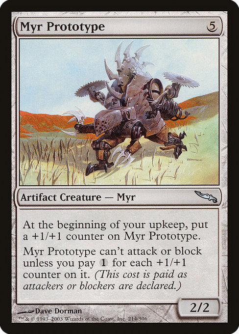 Myr Prototype - Mirrodin Uncommon Card