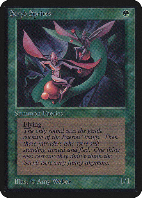 Scryb Sprites - Limited Edition Alpha Common Card