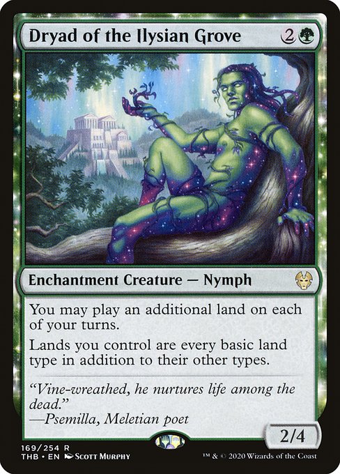 Dryad of the Ilysian Grove - Theros Beyond Death Rare Card