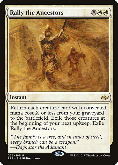 Rally the Ancestors - Fate Reforged Rare Card