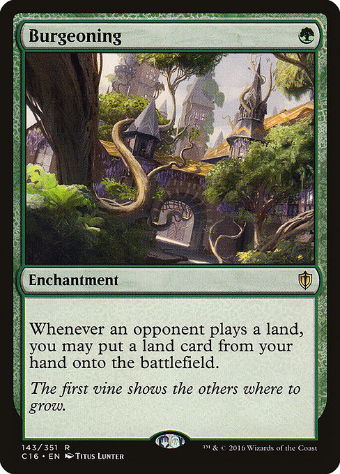 Burgeoning - Commander 2016 Rare Card