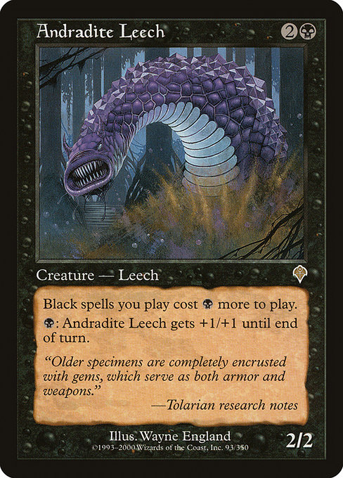 Andradite Leech - Invasion Rare Card