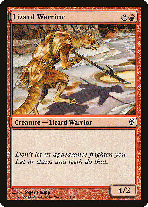 Lizard Warrior - Conspiracy Common Card