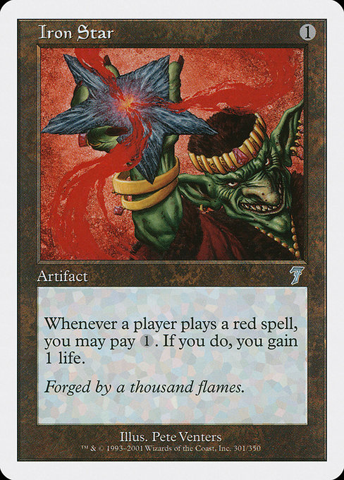 Iron Star - Seventh Edition Uncommon Card