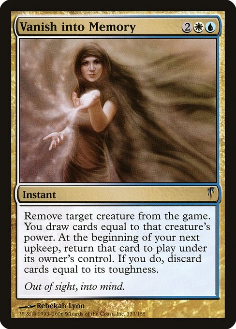 Vanish into Memory - Coldsnap Uncommon Card