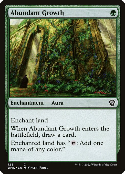 Abundant Growth - Dominaria United Commander Common Card