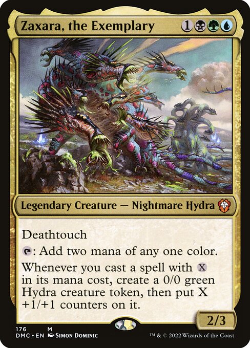 Zaxara, the Exemplary - Dominaria United Commander Mythic Card