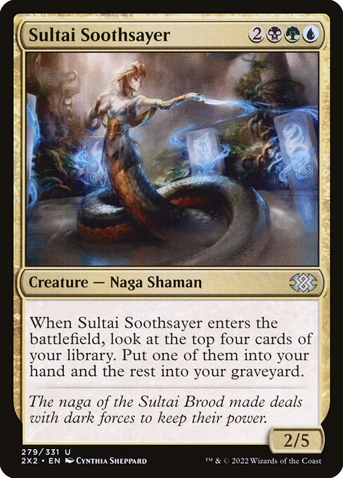 Sultai Soothsayer - Double Masters 2022 Uncommon Card