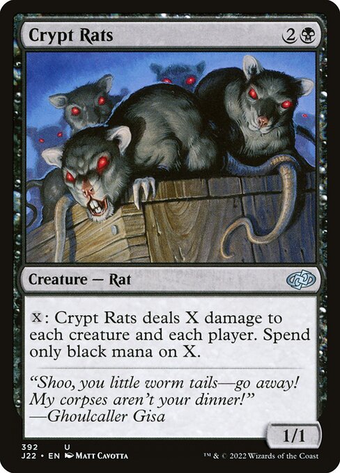 Crypt Rats - Jumpstart 2022 Uncommon Card