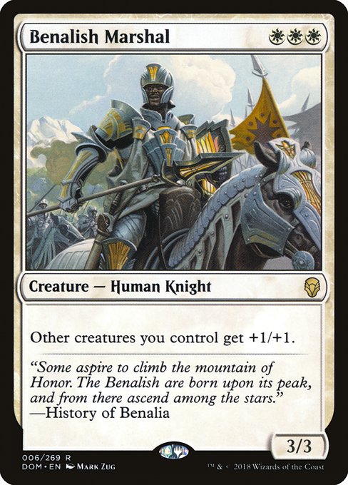 Benalish Marshal - Dominaria Rare Card
