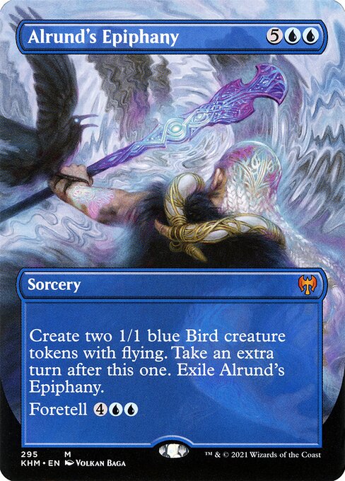 Alrund's Epiphany - Kaldheim Mythic Card