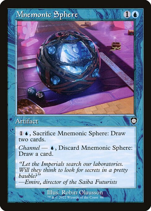 Mnemonic Sphere - The Brothers' War Commander Common Card