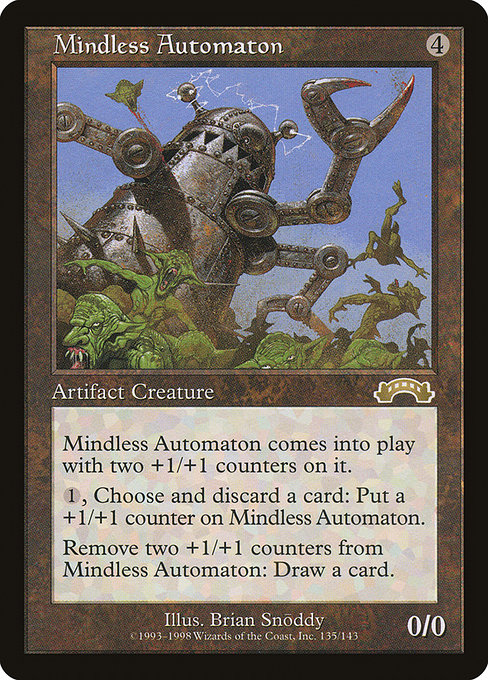 Mindless Automaton - Exodus Rare Card