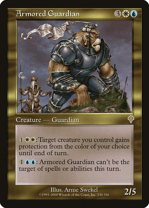 Armored Guardian - Invasion Rare Card