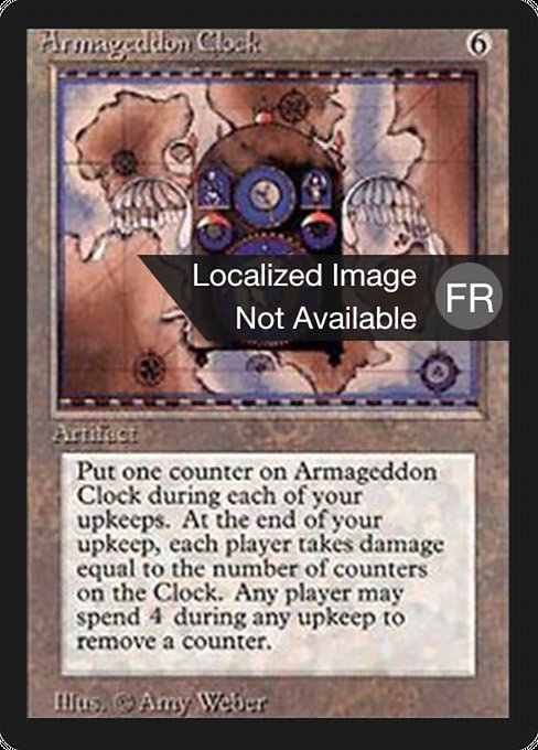 Armageddon Clock - Foreign Black Border Rare Card