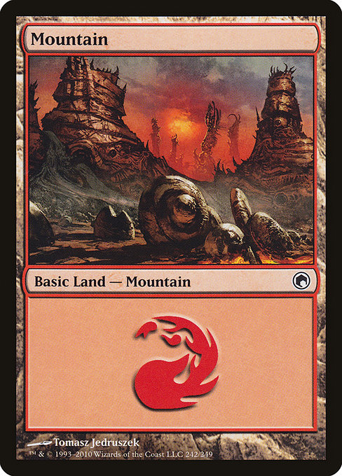 Mountain - Scars of Mirrodin Common Card