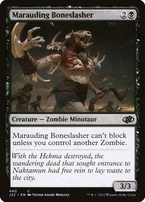 Marauding Boneslasher - Jumpstart 2022 Common Card