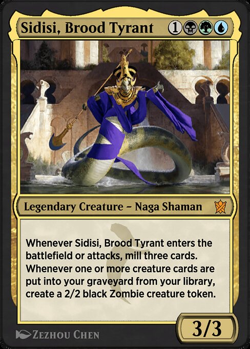 Sidisi, Brood Tyrant - Khans of Tarkir Mythic Card