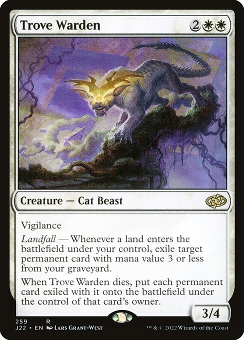 Trove Warden - Jumpstart 2022 Rare Card