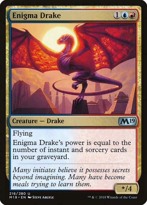 Enigma Drake - Core Set 2019 Uncommon Card