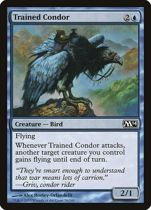 Trained Condor - Magic 2014 Common Card
