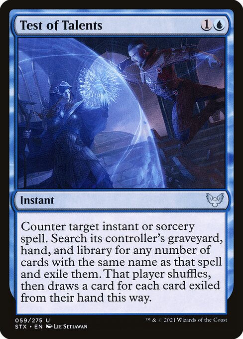 Test of Talents - Strixhaven: School of Mages Uncommon Card