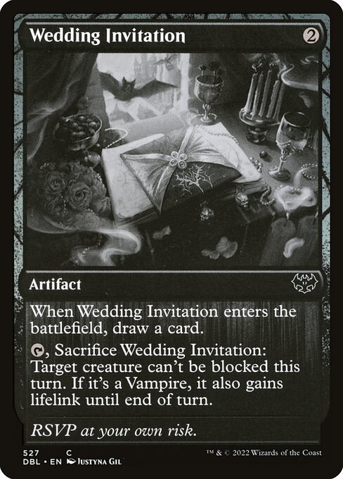 Wedding Invitation - Innistrad: Double Feature Common Card