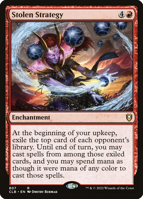 Stolen Strategy - Commander Legends: Battle for Baldur's Gate Rare Card