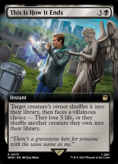 This Is How It Ends - Doctor Who Rare Card